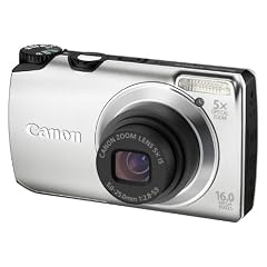 Canon PowerShot A3300 IS Digitalkamera (16 Megapixel, 5-fach opt, Zoom, 7,6 cm (3 Zoll) Display, bildstabilisiert) silber