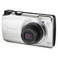 Canon PowerShot A3300 IS Digitalkamera (16 Megapixel, 5-fach opt, Zoom, 7,6 cm (3 Zoll) Display, bildstabilisiert) silber