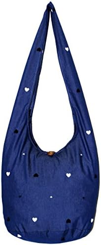 Heart Jean Color Printed Crossbody Sling Shoulder Hobo All Best Thing Brand