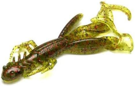 Lunker City Ozmo Lure, 7 per Bag (Watermelon Redflake, 5-Inch)