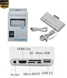 Digi Style 6 in 1 Camera Connection Kit mit 1080p HDMI & Audio Video (AV) TV-Ausgang Micro SD / TF & SD Memory Card Reader Keyboard Input Micro USB für Apple iPad iPad 1 2 iPhone 3 3gs 4 4s. Boxed