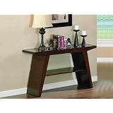 Crissa Contemporary Sofa Table with Stool