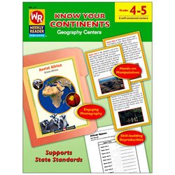 Geography Centers: Know Your Continents (Grades 4-5)