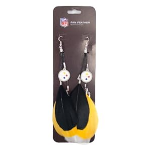 NFL Pittsburgh Steelers Feather Earring