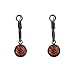 Earrings - E362 - Swarovski (tm) Crystal Drops (10mm / 3/8") ~ Lt. Colorado Topaz (Golden Brown)
