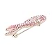 Spinningdaisy Breast Cancer Awareness Pink Crystal Ribbon Brooch Pin