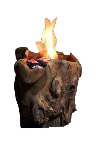 Ambientehome 32215 Feuerschalen-Set \"Batu\" 5-teilig, Teakwurzelholz inklusiv D Preisvergleich