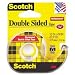 Scotch 137 Double-Sided Office Tape with Hand Dispenser, 1/2 x 450 Inches (137)
