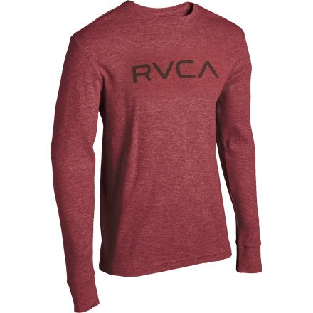 RVCA Big Rvca Thermal Shirt - Long-Sleeve - Mens Red Grease, XL