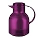 Emsa Samba Quick Press Insulated Server, 34-Ounce, Translucent Raspberry