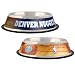 Denver Nuggets NBA Logo 32 oz Stainless Steel Pet Bowl