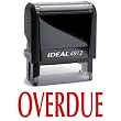OVERDUE Red Office Stock Self-Inking Rubber Stamp