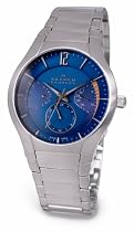 Skagen Gents Three Hand Multieye with Blue Sunray Dial and Stainless Steel Bracelet Watch