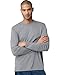 Hanes Cool DRI'Performance mens Long-Sleeve T-Shirt,Graphite,XX-Large