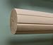 2 inch Wood Fluted Drapery Rod, UnFinished - 8' long [CAPITOL CITY LUMBER]