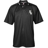 Majestic Chicago White Sox Black Peak Power Polo