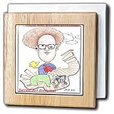 Surreal Art Garfunkle 6 Inch Tile Napkin Holder Surreal Art Garfunkle 6 Inch Tile Napkin Holder