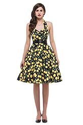 Cotton Halter Vintage Bandage Dress/Homecoming Dress/Party Dress/Wedding Dress 