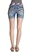 WallFlower Juniors Print Tie Belt Mid Thigh Shorts