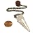 Quartz Pendulum 09 Rudraksha Seed Gunmetal Reiki Energy Crystal Healing