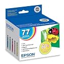 Epson T077920 77 High Capacity Color Ink Cartridges Multi-Pack