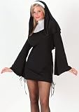 Sexy Halloween Costumes Naughty Nun Habit Costume Womens U.S. Small/Medium (2-8)