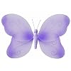10" Medium Purple Swirl Butterfly Decorations - butterflies hanging nylon nursery bedroom girls room ceiling wall decor, wedding birthday party baby bridal shower