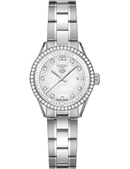 TAG Heuer Womens WV1413.BA0793 Carrera Diamond Bezel Watch