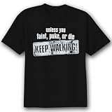 Keep Walking Jillian Quote tee, XXL