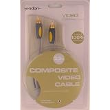 Composite Video Cable (3.3ft, 1m) (Highest Quality) 100% Gurantee By TENDONUSA (All orders ship USPS First Class or Priority)