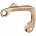 Dixon Valve 400-LH-BR Brass Cam and Groove Fitting, Locking Handle for Dust Cap, 4" Coupler, 3/8" Hole Diameter