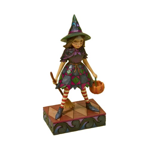 Enesco Jim Shore Heartwood Creek from Little Girl Witch Figurine 6.875 in