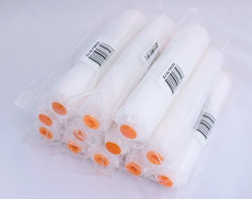 70 Pcs of 6" X 3/8" Nap Win Paint Lint Free Roller Covers with End Button