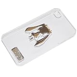 Wakuwaku Miku（ワクワクミク）の　iPhone4、4S対応　iPhoneカバー（クリア２）+オリジナルMiniタッチペン＋Mikuポッティングシール+デコパーツ（ラインストーン20個）（マナーモード・ボリュームボタンのセパレートタイプ）