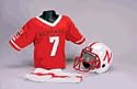 Franklin Nebraska Cornhuskers Youth Helmet and Football Uniform Set (Medium)