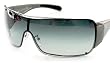 New Authentic PRADA SPORT SPS-51G SPS51G 1BC-5D1 SUNGLASSES Gradient Gray Lenses & Silver Metal Gray Frame Size 140-120