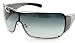New Authentic PRADA SPORT SPS-51G SPS51G 1BC-5D1 SUNGLASSES Gradient Gray Lenses & Silver Metal Gray Frame Size 140-120