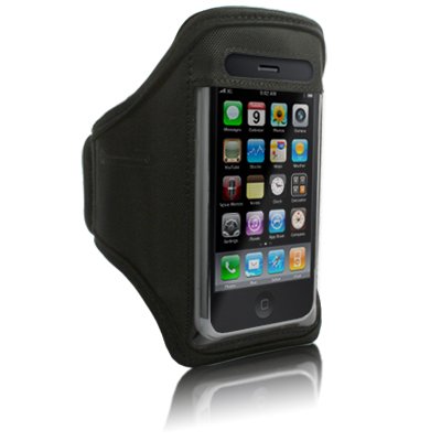 iPhone 4 / iPhone 4S Armband - Black Armband Case Holder for iPhone 3G 3GS 4 4S 4G - Trade Accessories