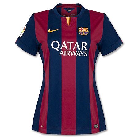 2014-2015 Barcelona Home Nike Ladies Shirt
