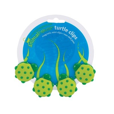Animal House Turtle Magnetic Mini Clip (Set of 4)