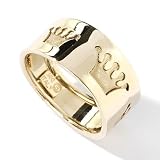 14K Gold Crown Band Ring
