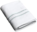 Review Lenox 047596222997 / Lenox Pearl Essence Bath Towel, White & Mint