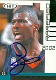 Jason Richardson Autographed/Hand Signed Basketball Card (Golden State Warriors) 2002 SAGE HIT #R31