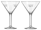 Philadelphia Eagles 10-Ounce Martini Glass Set