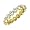 14k Yellow Gold Shared Prong Diamond Eternity Band (3 cttw, H-I Color, SI2 Clarity), Size 4