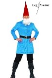 Leg Avenue Men's Garden Gnome Costume, Aqua, X-Large