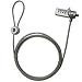 Notebook Computer Keyless 4 Digit Combination Lock and Steel Security Cable f...