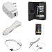 Search Our Specialty Mall : USB Data Hotsync & Charging Cable + USB Car Charger + USB Home Travel Charger + Premium Black Folio Wallet Leather Case + White Stereo 3.5mm Headset + Clear Reusable LCD Screen Protector for Apple Touch Itouch 8GB 16GB 32GB 2nd Generation