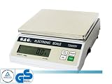 Produkt-Bild: T5000Y 5000g/1g 5kg/1g Pr&auml;zisionswaage Laborwaage Digitalwaage Feinwaage Industriewaage Tischwaage Waage G&G