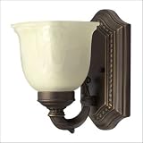 Abigail Bronze Transitional Single Light Wall Sconce
